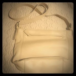 Cream Leather Handbag